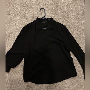 Black, business casual long sleeve